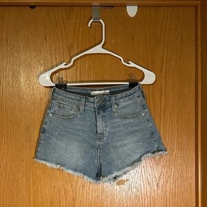 Altar’d state sparkle jean shorts